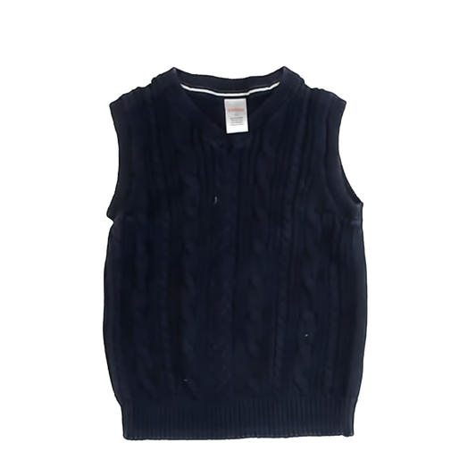 Gymboree Boys Navy Sweater Vest Size: 4T Navy