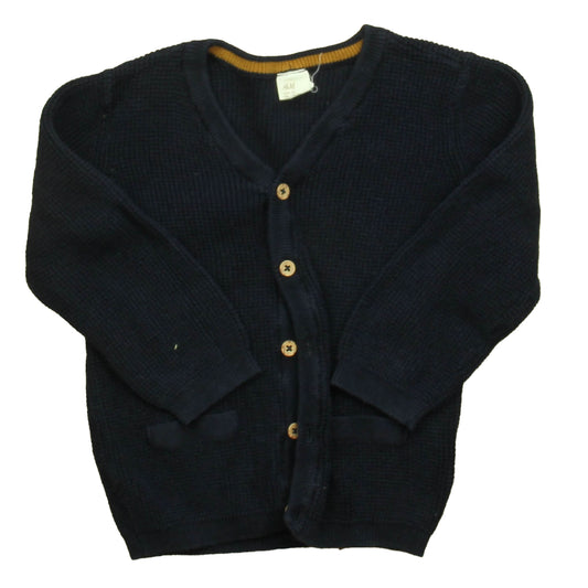 H&M Boys Navy Cardigan Size: 18-24 Months Navy