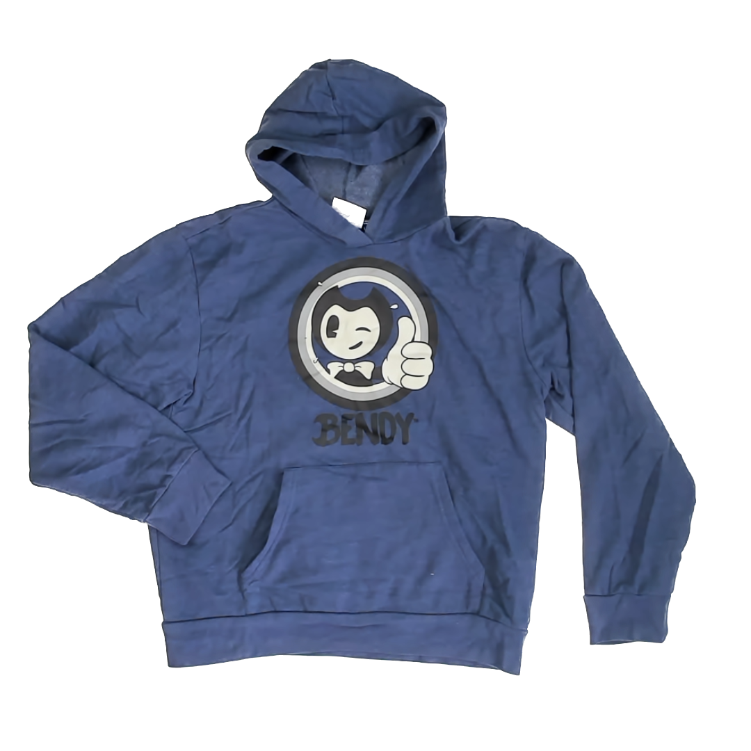 Bendy Boys Navy Hoodie Size: LG Navy