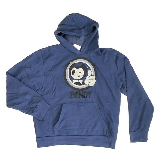 Bendy Boys Navy Hoodie Size: LG Navy