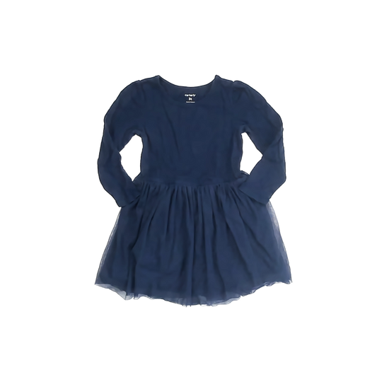 Carter''s Girls Navy Dress Size: 3T Navy