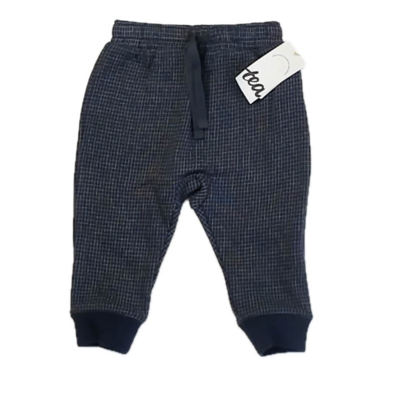 Tea Collection Boys Navy Casual Pants Size: 6-9 Months Navy