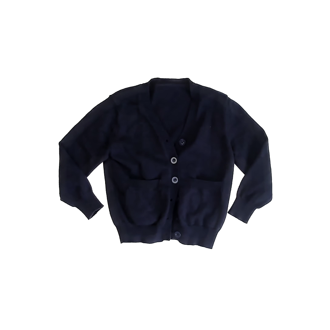 Unknown Girls Navy Cardigan Size: 4-6 Years Navy