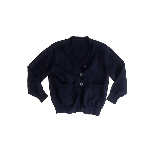 Unknown Girls Navy Cardigan Size: 4-6 Years Navy