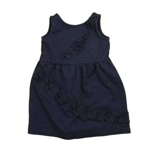 Janie and Jack Girls Navy Dress Size: 2T Navy