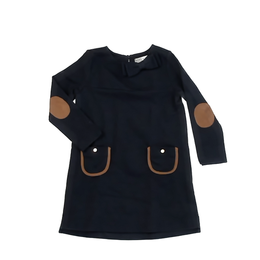 Hope & Henry Girls Navy Dress Size: 2T Navy