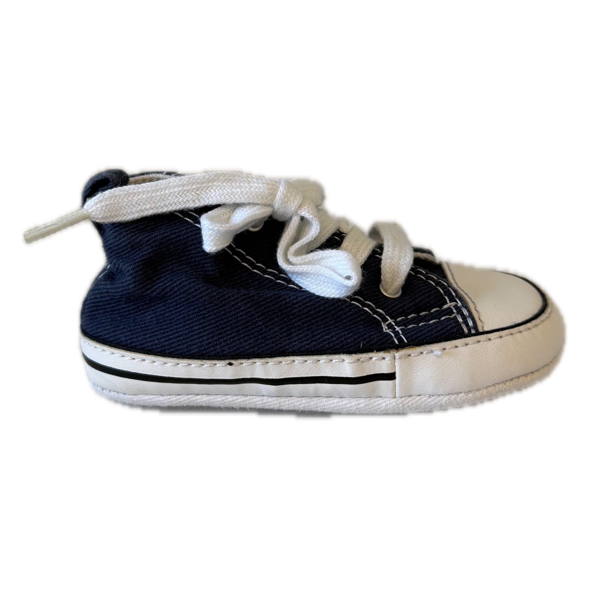 Converse Unisex Navy Sneakers Size: 4 Infant Navy