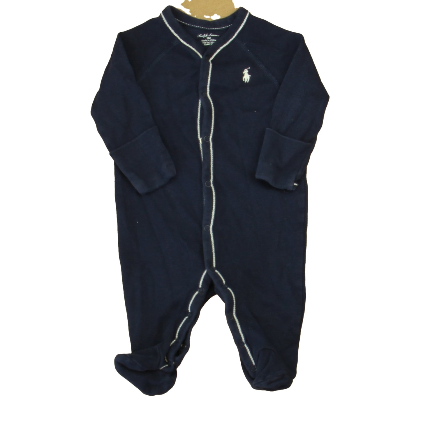 Ralph Lauren Boys Navy Long Sleeve Outfit Size: 3 Months Navy
