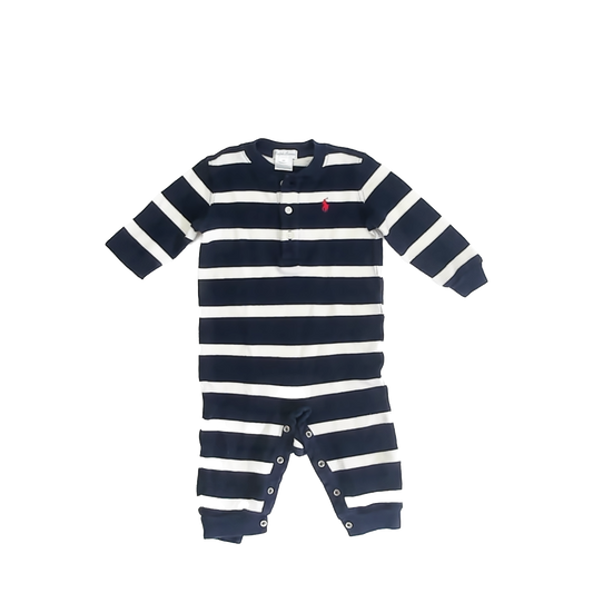 Ralph Lauren Boys Navy Long Sleeve Outfit Size: 6 Months Navy