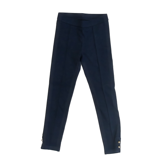 Janie and Jack Girls Navy Leggings Size: 7 Years Navy