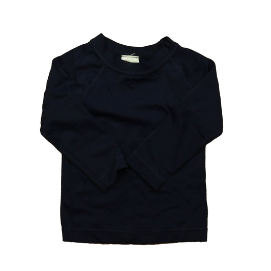 Hanna Andersson Boys Navy Rashguard Size: 18-24 Months Navy