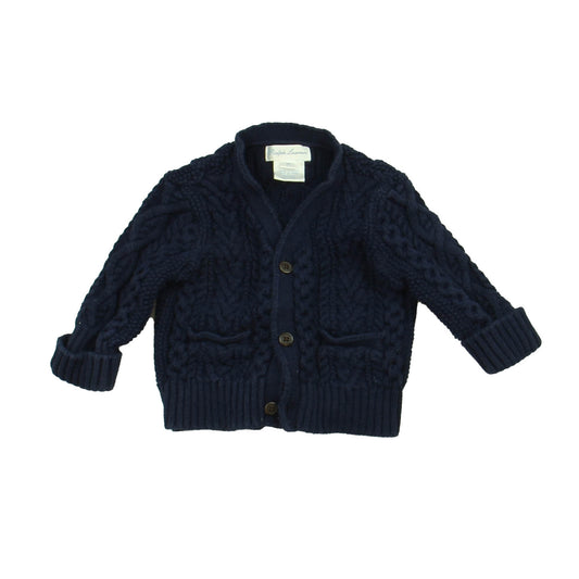 Ralph Lauren Boys Navy Cardigan Size: 3 Months Navy