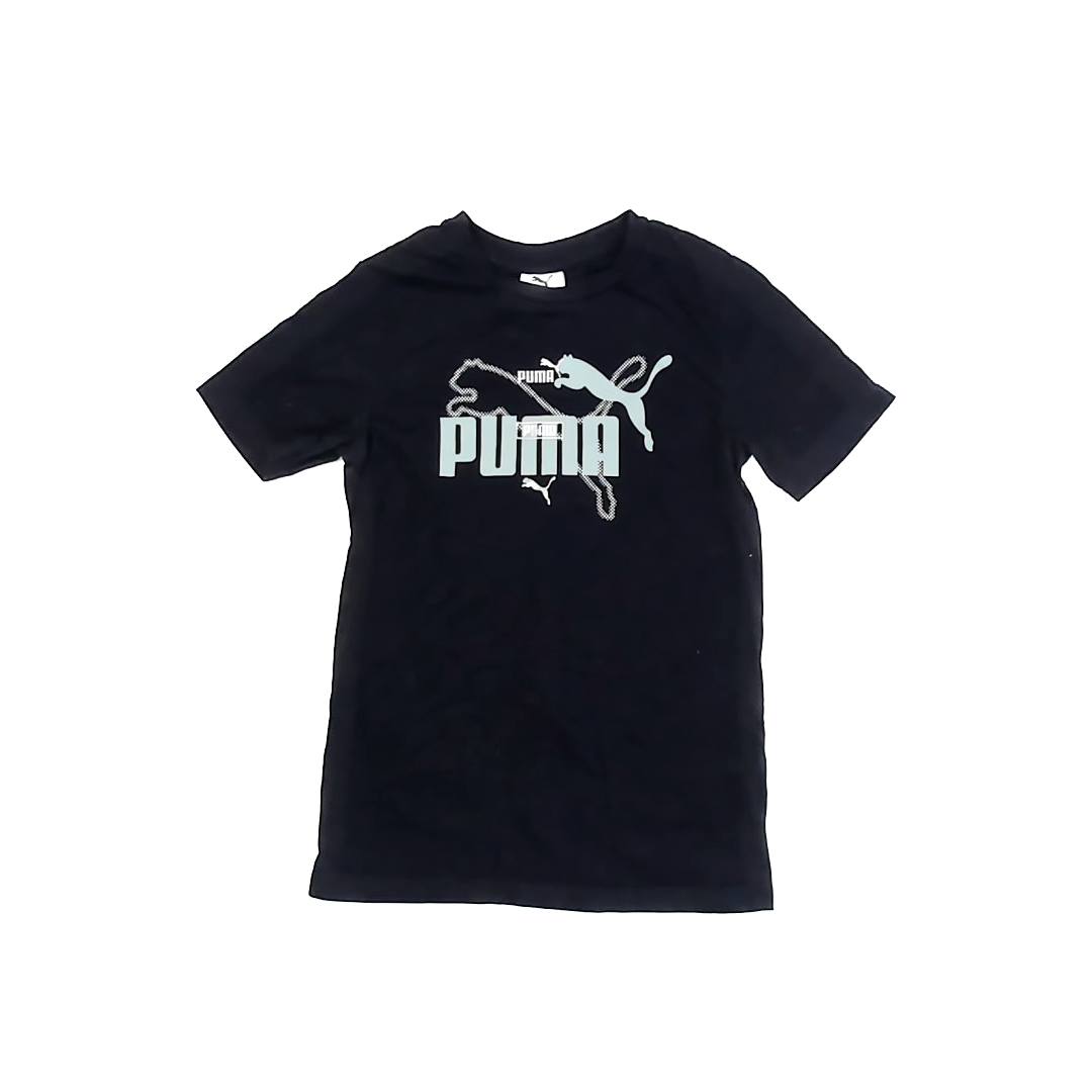 Puma Girls Navy T-Shirt Size: 8 Navy