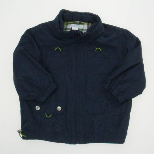 Janie and Jack Boys Navy Jacket Size: 12-24 Months Navy