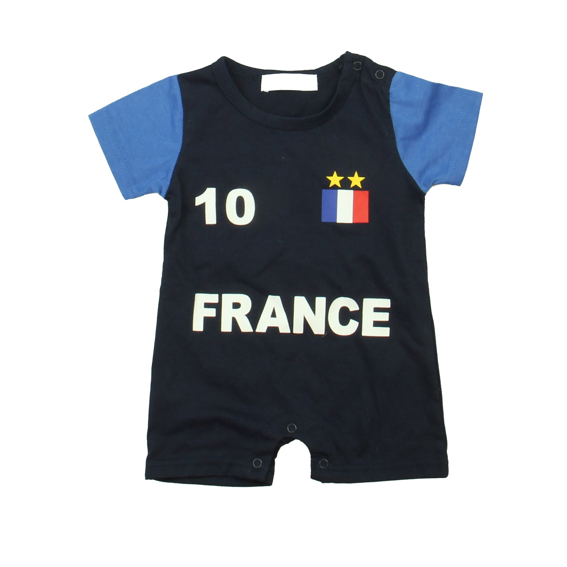 Lemanege Enchante Boys Navy Romper Size: 3-6 Months Navy