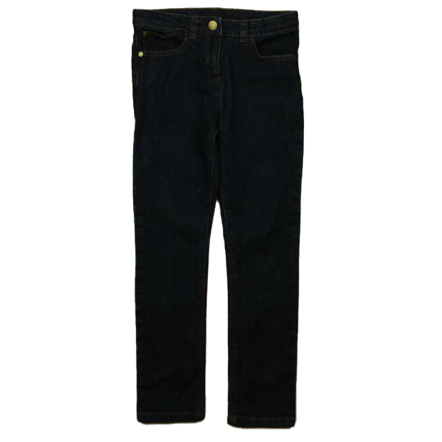 Jacadi Girls Navy Jeans Size: 10 Years Navy