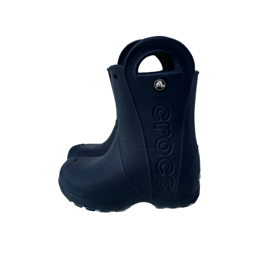 Crocs Boys Navy Rain Boots Size: 8 Toddler Navy