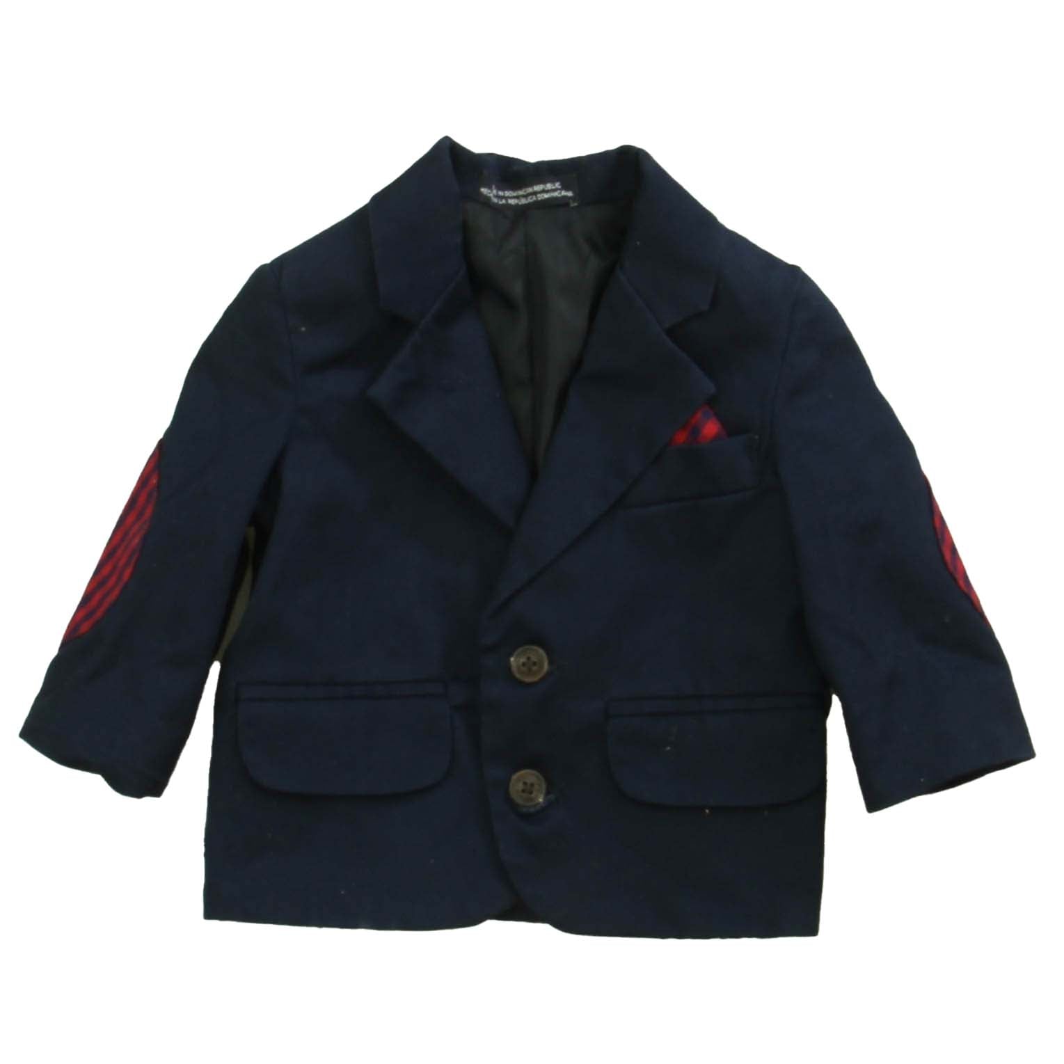 Nautica Boys Navy Sports Coat Size: 0-3 Months Navy