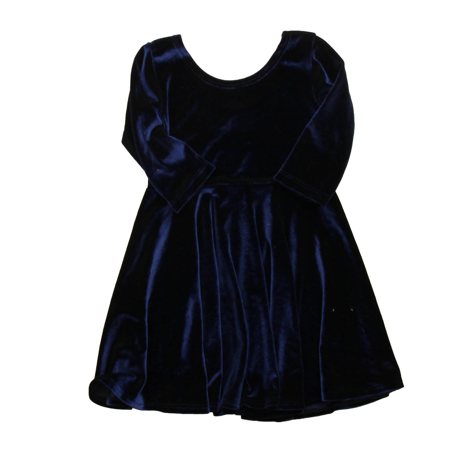 Fi & Me Girls Navy Dress Size: 4T Navy