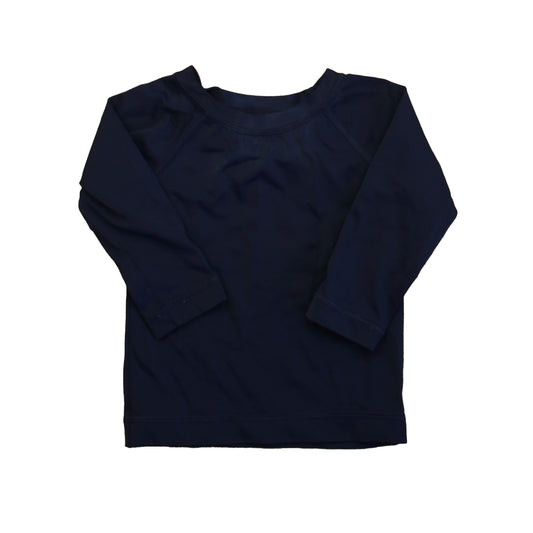 Hanna Andersson Girls Navy Rashguard Size: 12-18 Months Navy