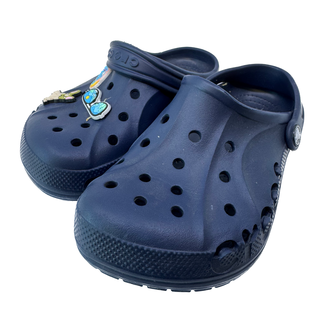 Crocs Boys Navy Sandals Size: 3 Youth Navy