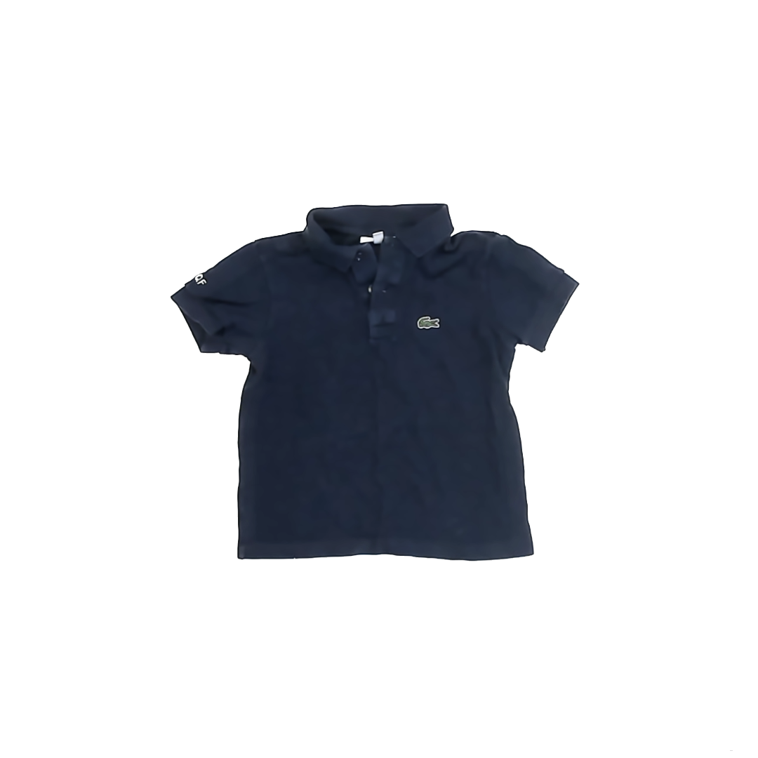Lacoste Boys Navy Polo Shirt Size: 4T Navy