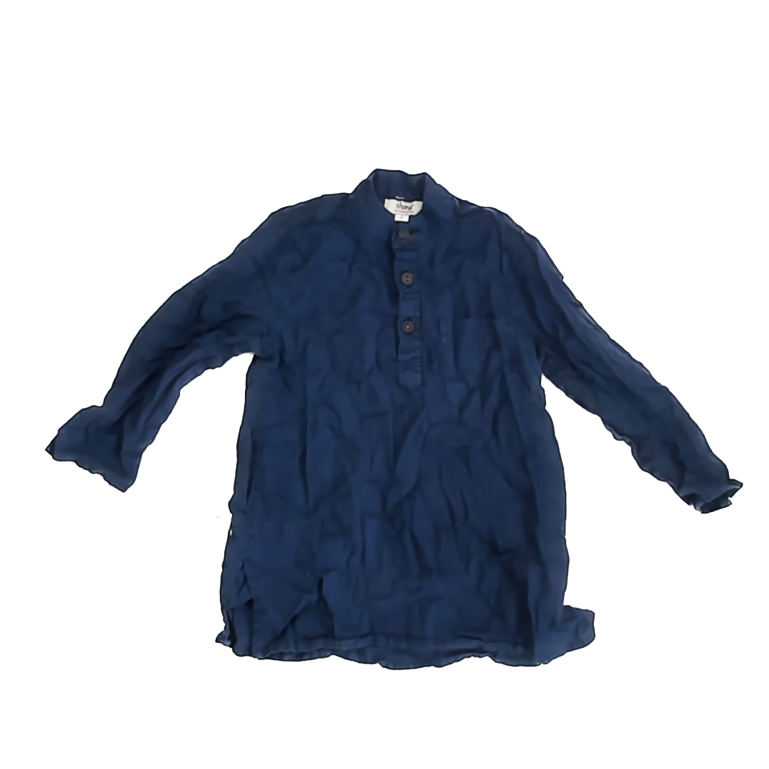 Ishana Boys Navy Long Sleeve Shirt Size: 2T Navy