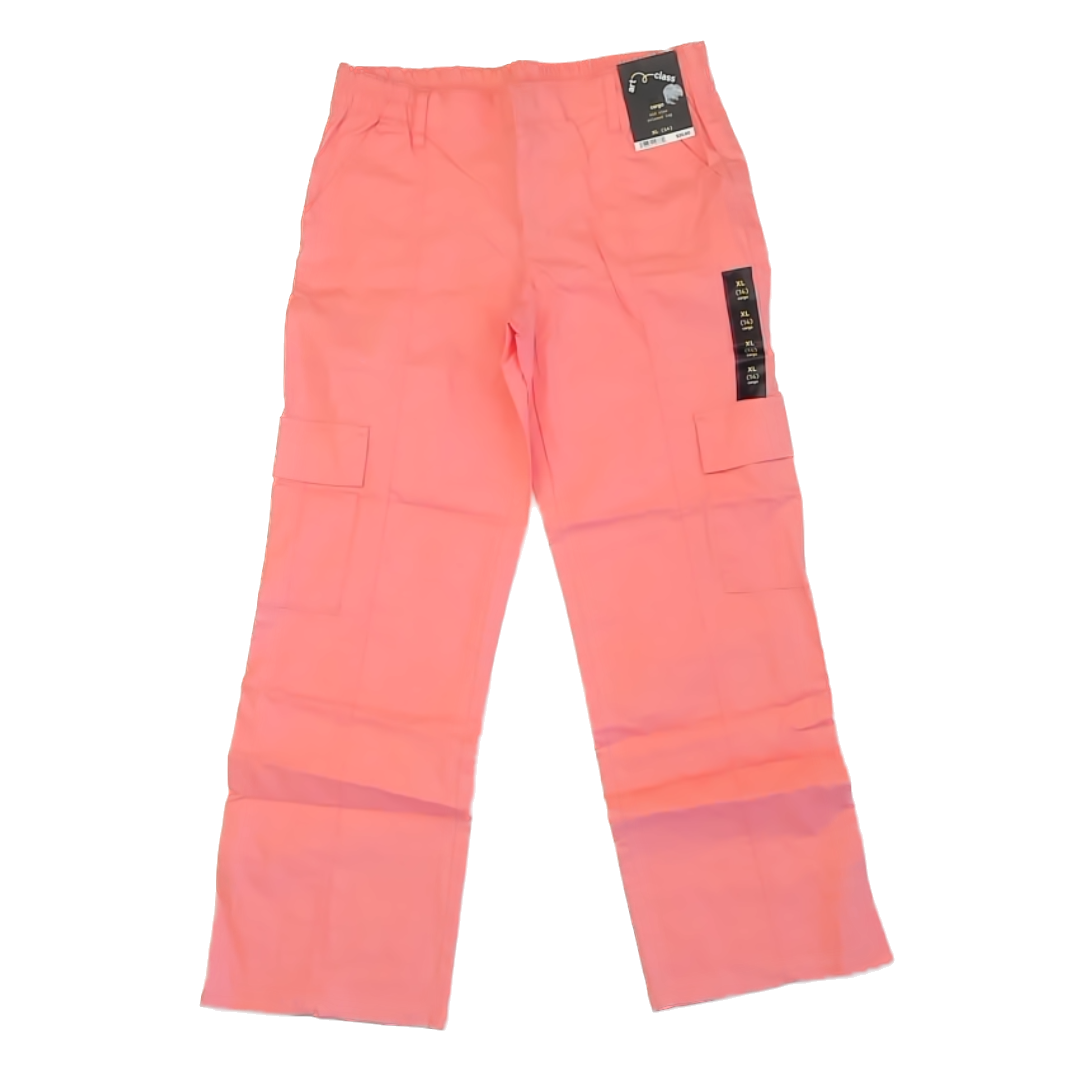 Art Class Girls Neon Peach Cargo Pants Size: XL (14) Neon Peach