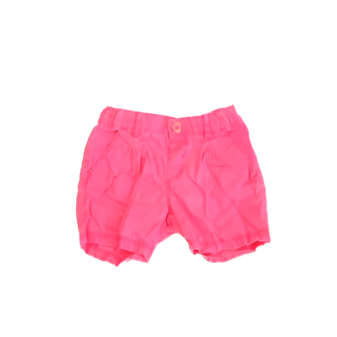 H&M Girls Neon Pink Shorts Size: 2-3T Neon Pink