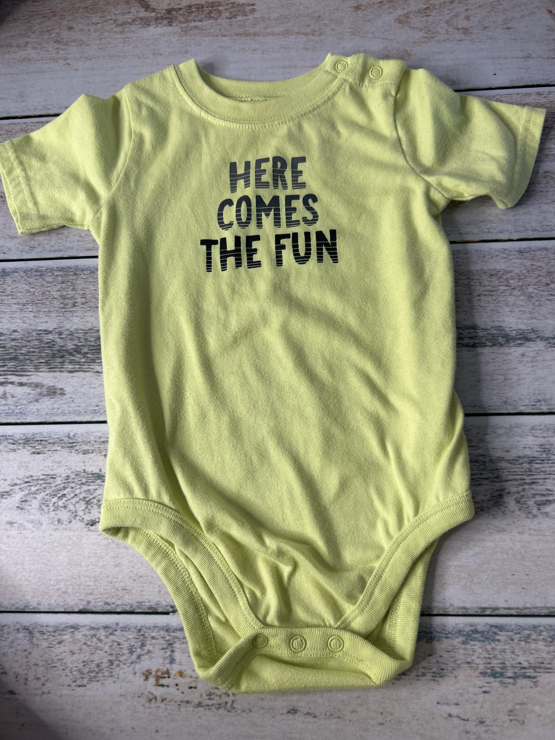 Unisex Neon Yellow Onesie Size: 18-24 months Neon Yellow