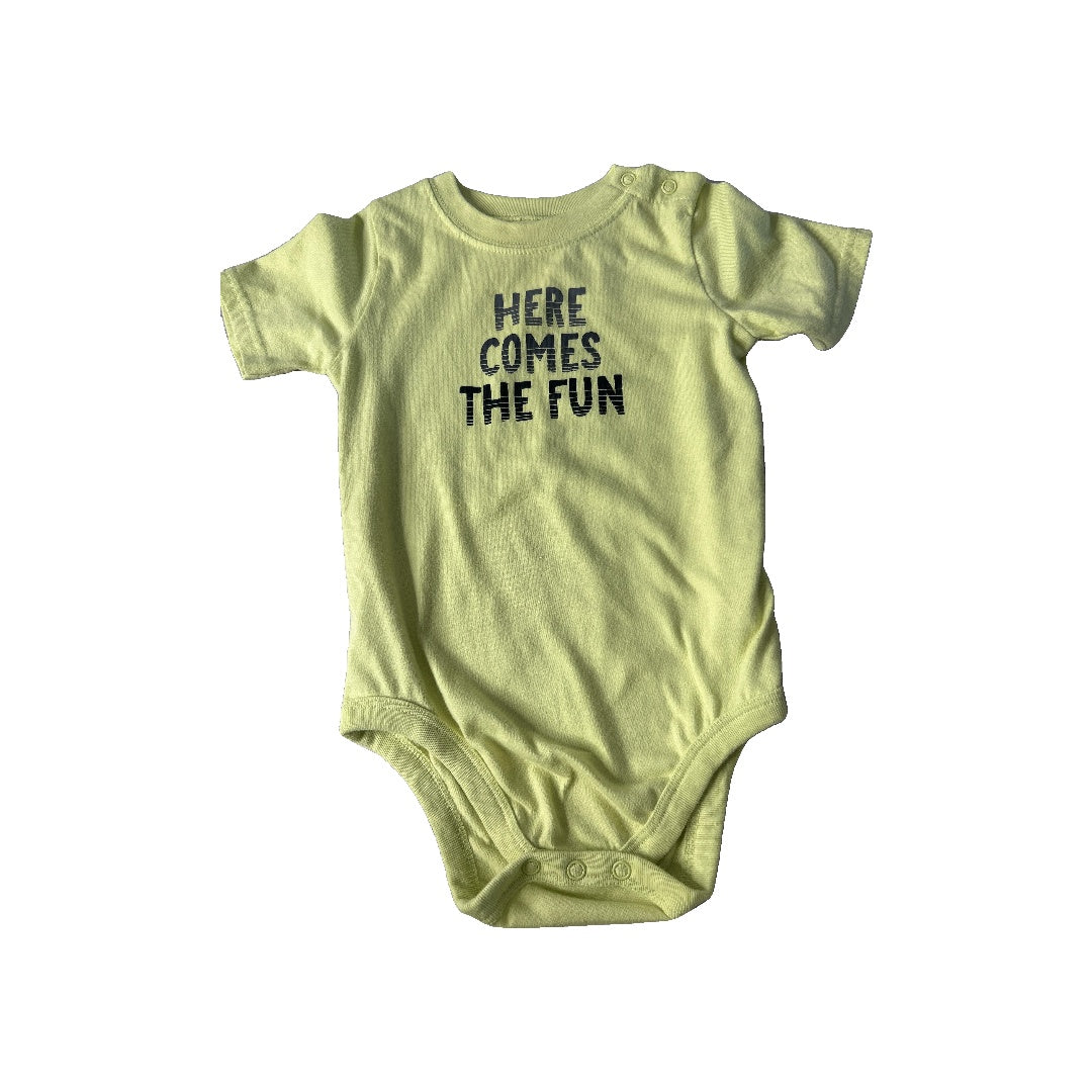 Unisex Neon Yellow Onesie Size: 18-24 months Neon Yellow