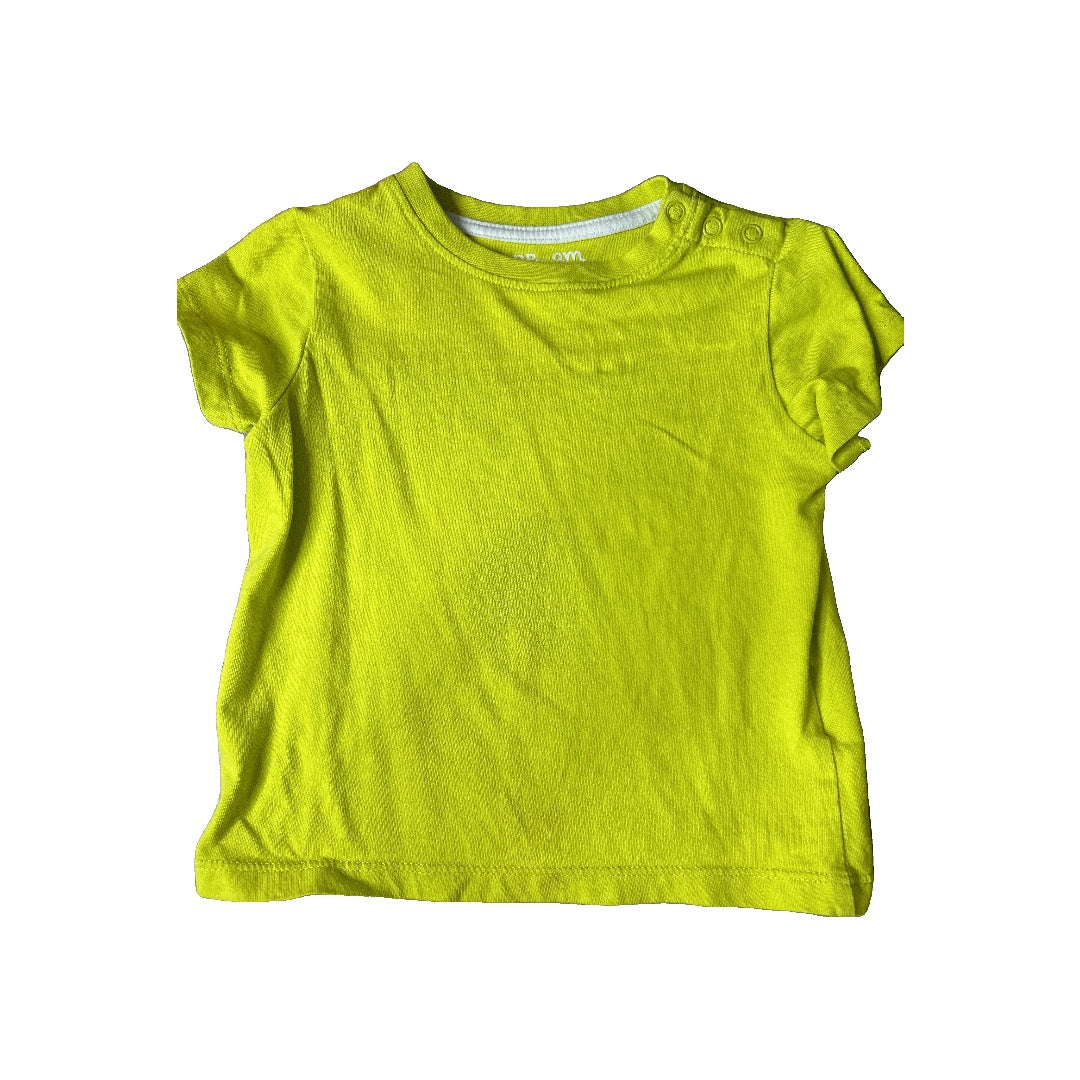 Unisex Neon Yellow Short Sleeve Shirt Size: 18 months Neon Yellow