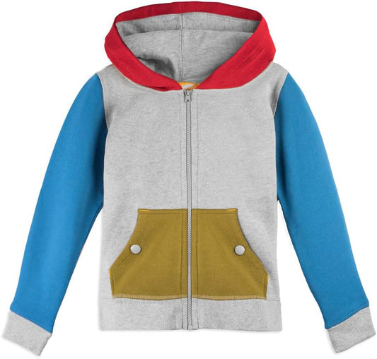 Mightly Unisex New School Colorblock Hoodie Size: 6-14 Years