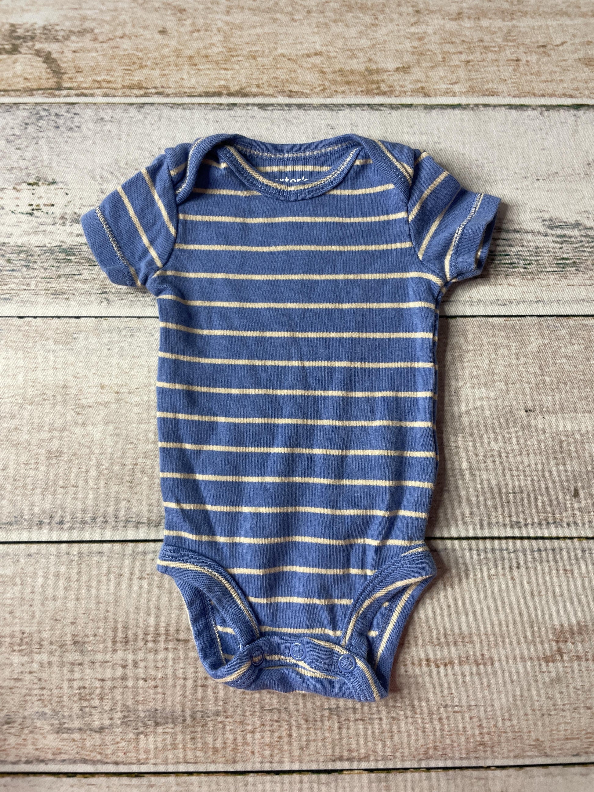 Unisex Button Down Short Sleeve Size: Newborn