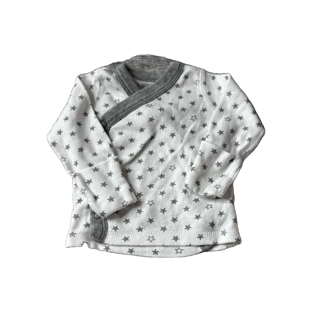 Moon and back Unisex Long Sleeve Shirt Size: Newborn