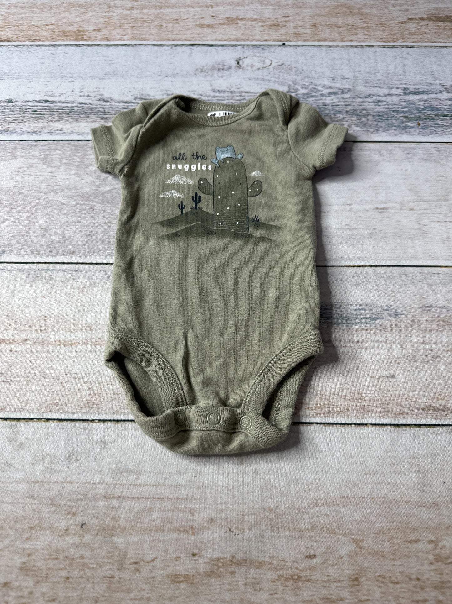 Carters Unisex Onesie Size: Newborn