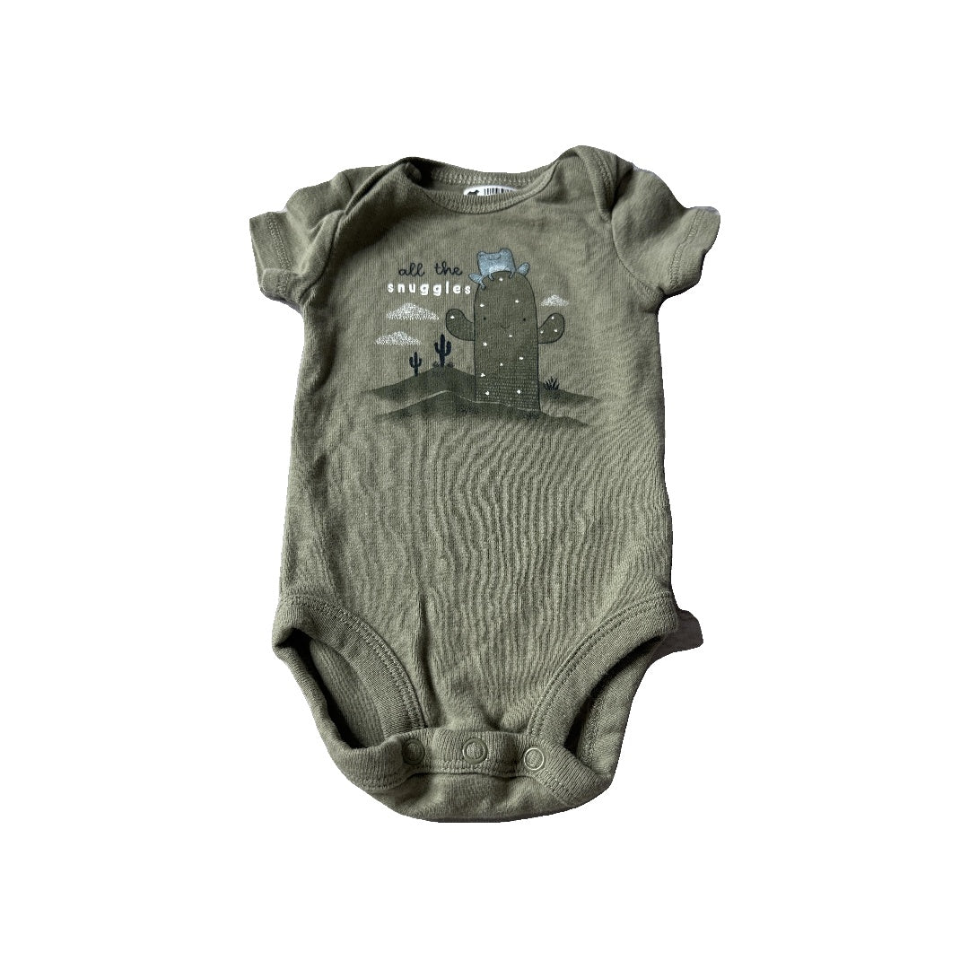 Carters Unisex Onesie Size: Newborn