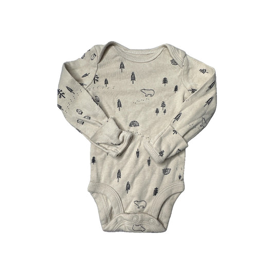 Unisex Button Down Short Sleeve Size: Newborn