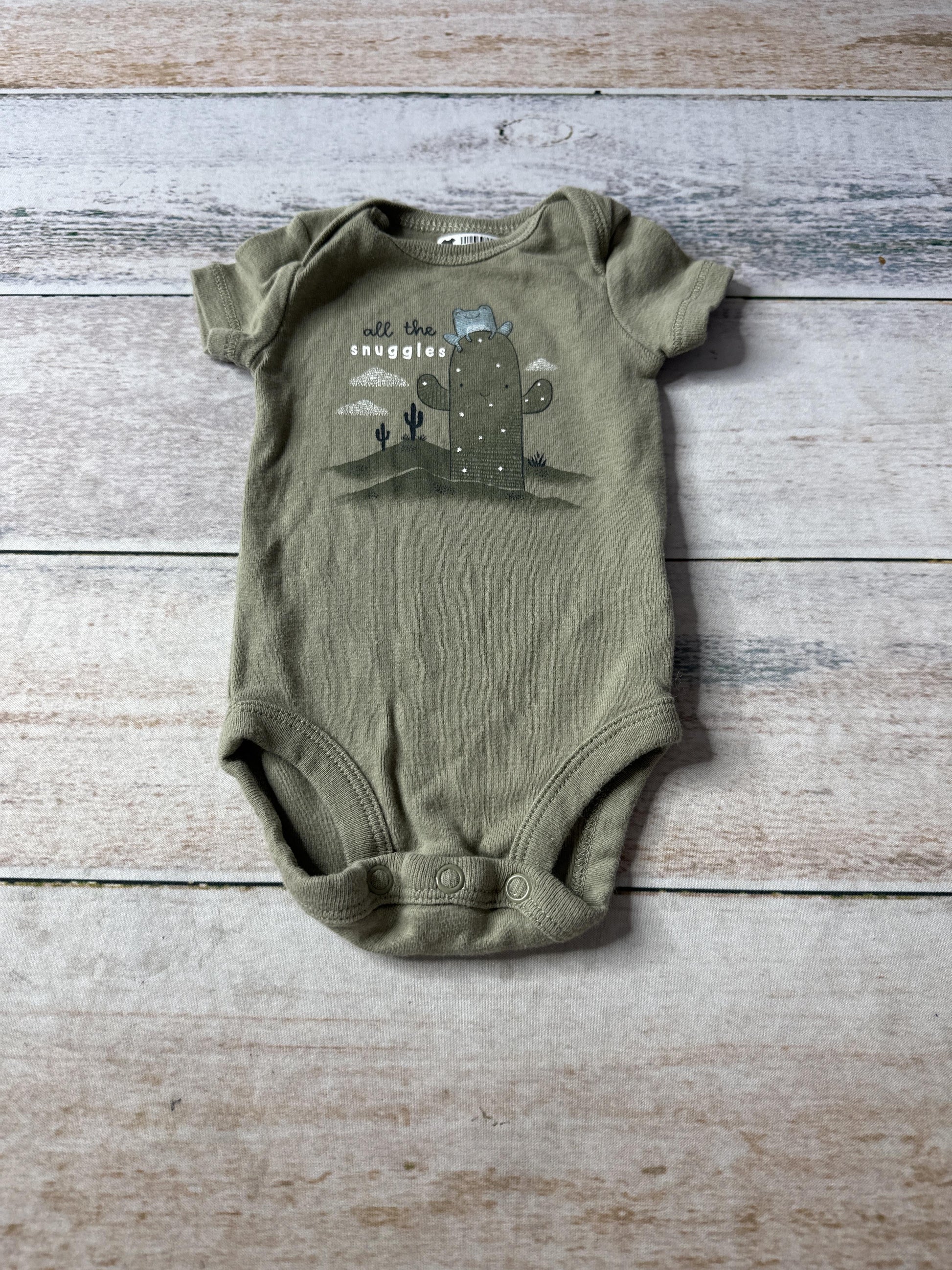 Carters Unisex Onesie Size: Newborn