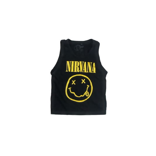 D'Fans Boys Nirvana Tank Top Size: 6 Years Nirvana