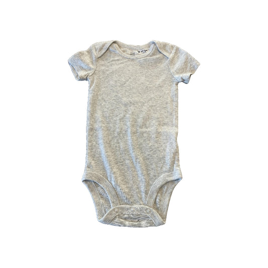 Carters Unisex Oatmeal Onesie Size: 9 months Oatmeal