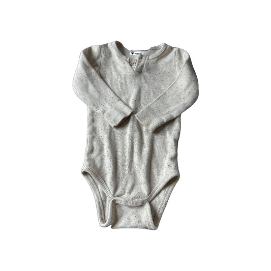Jamie Kay Unisex Oatmeal Onesie Size: 12 months Oatmeal