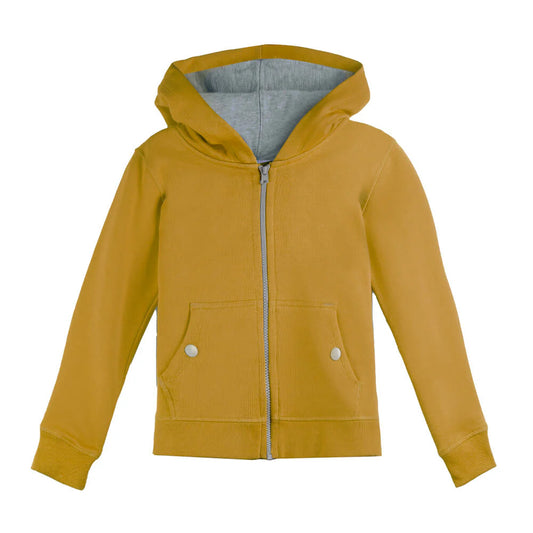 Mightly Boys Ochre Hoodie Size: 6-14 Years Ochre