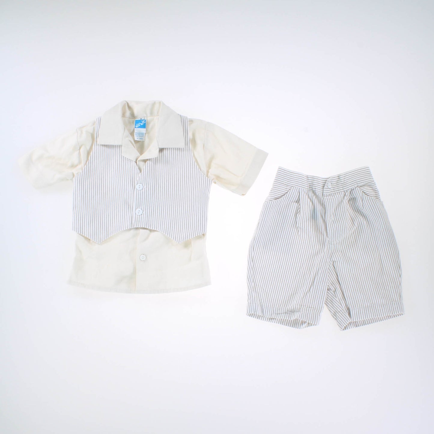 Will ' Beth Boys Off White | Brown Apparel Sets Size: 9 Months Off White | Brown