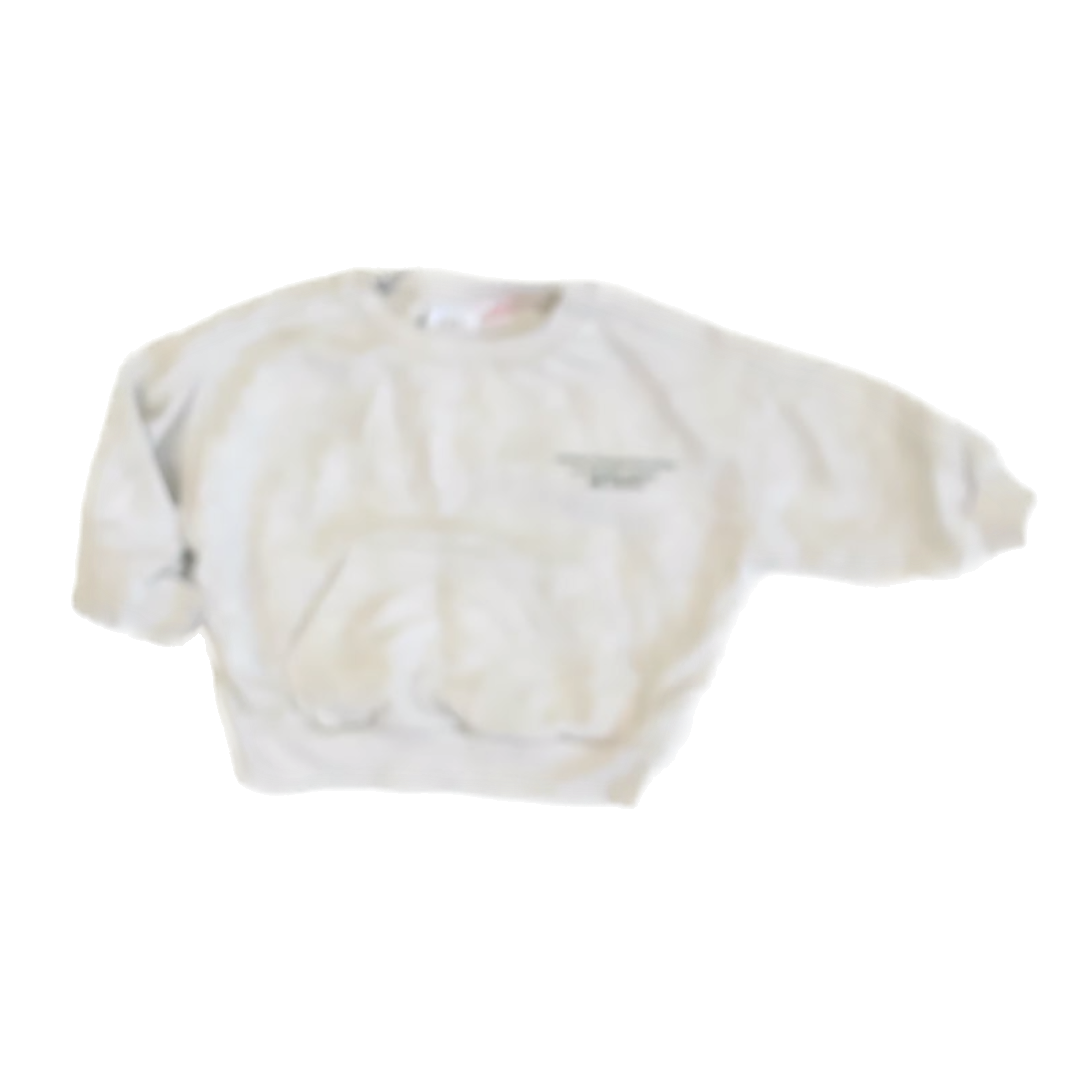 Zara Unisex Off White Sweatshirt Size: 18 Months Off White