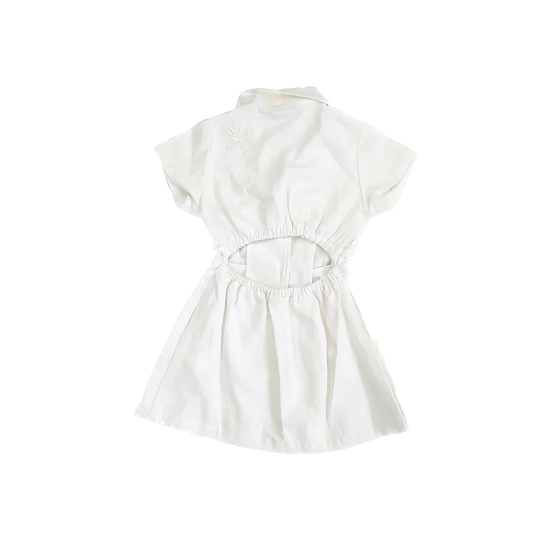 Kith Girls Off White Dress Size: 4T Off White