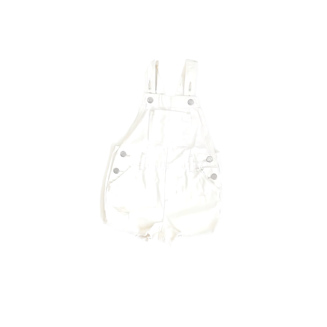 Gap Girls Off White Overall Shorts Size: 2T Off White