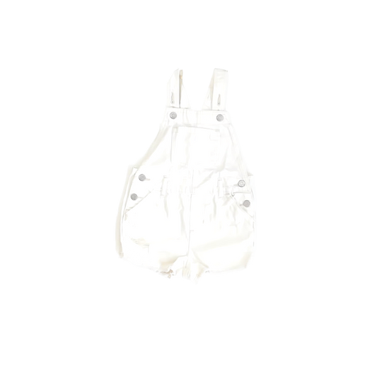 Gap Girls Off White Overall Shorts Size: 2T Off White