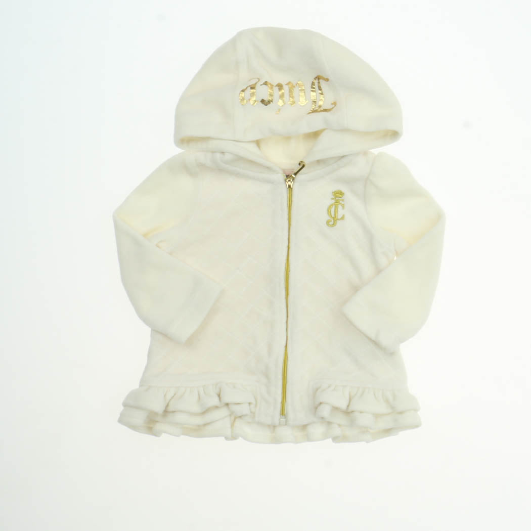 Juicy Couture Girls Off White Hoodie Size: 3-6 Months Off White