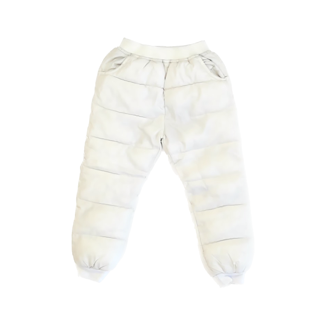 Unknown Unisex Off White Snow Pants Size: 5-7 Years Off White